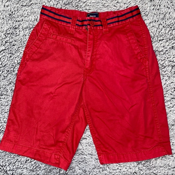 Other - GAP KIDS BOY CLASSIC CHINO SHORTS RED SZ 12